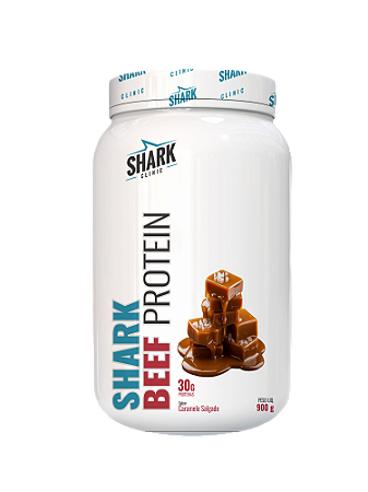 WHEY BEEF PROTEIN 900G CARAMELO SALGADO SHARK PRO