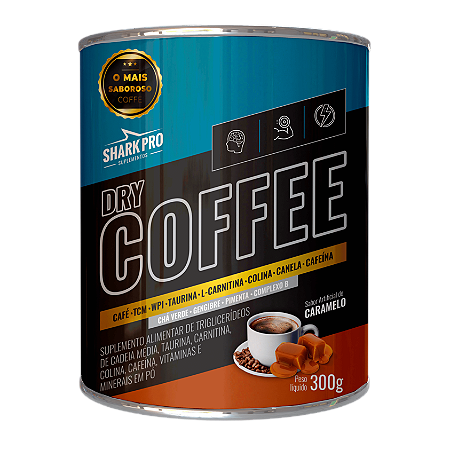 DRY COFFEE CARAMELO 300G SHARK PRO