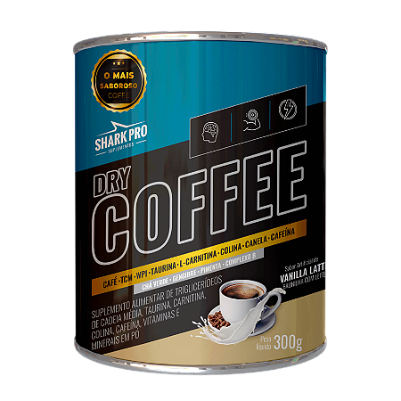 DRY COFFEE VANILLA LATTE (BAUNILHA) 300G SHARK PRO