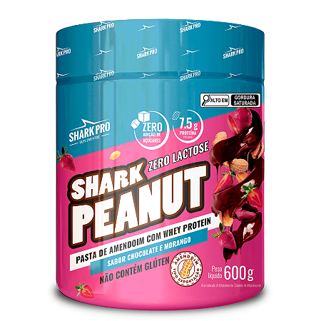 PASTA DE AMENDOIM 600G SHARK PRO SENSACREAM