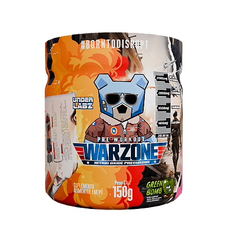 WARZONE PRÉ TREINO 150G GREEN BOMB