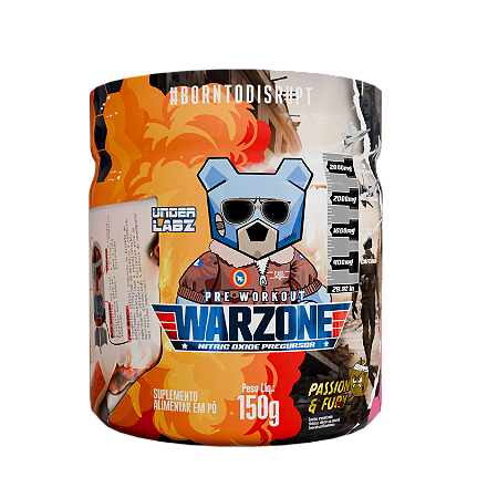 WARZONE PRÉ TREINO 150G PASSION & FURY