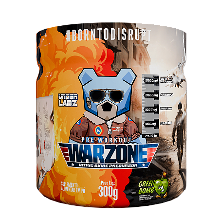 WARZONE PRÉ TREINO 300G GREEN BOMB