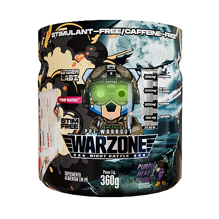 WARZONE NIGHT BATTLE 360G PURPLE HEART PUNCH