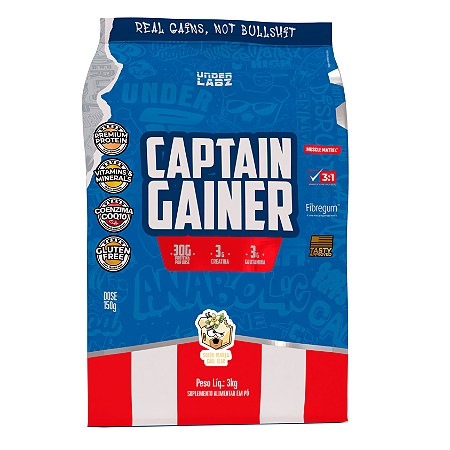 CAPTAIN GAINER 3KG VANILLA CAKE BEAR