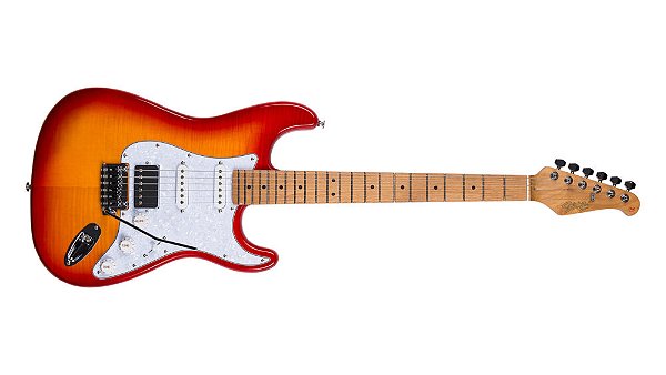 Guitarra Seizi Vintage Budokan Plus – Flamed Cherry Burst