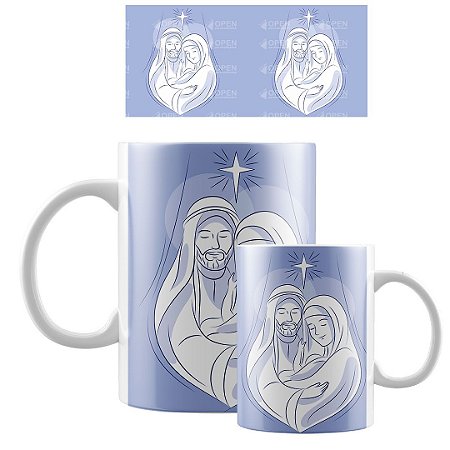 Caneca Maria e Jesus