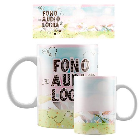 Caneca Fonoaudiologia 2 Personalizada