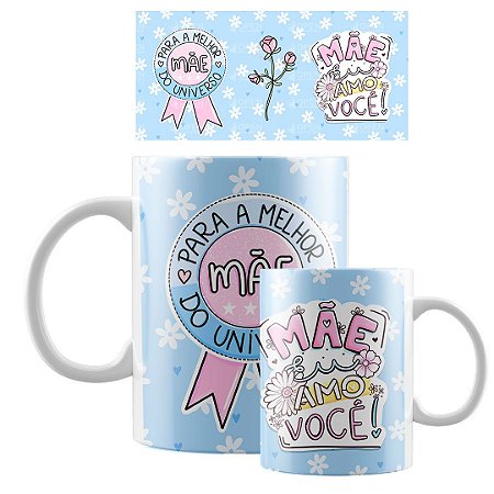 Caneca Personalizada A Melhor Mãe do Universo Selo