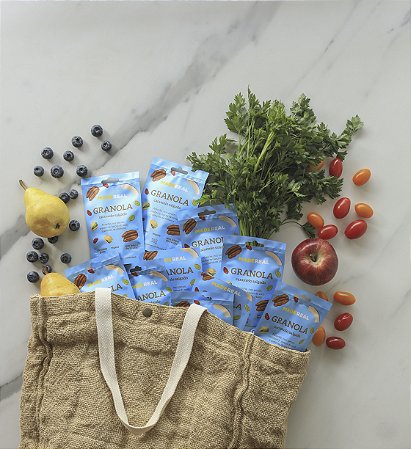 Kit Granola Caramelo Salgado Pocket - 10 unidades de 30g cada