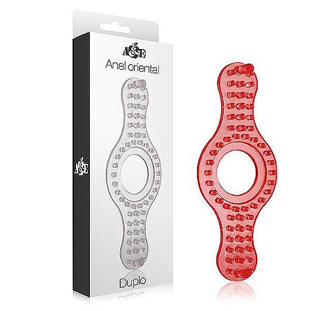 ANEL ORIENTAL DUPLO EM SILICONE