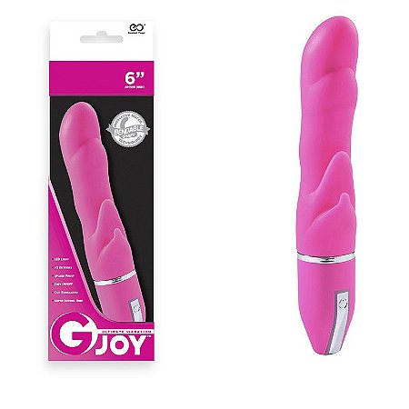 GJOY ULTIMATE VIBRATION - SILICONE - FLOWER ROSA - 10 MODOS DE VIBRAÇÃO