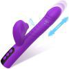 VIBRADOR SOBE-DESCE + SUCÇÃO - RECARREGÁVEL COM 8 MODOS VIBRAÇÃO