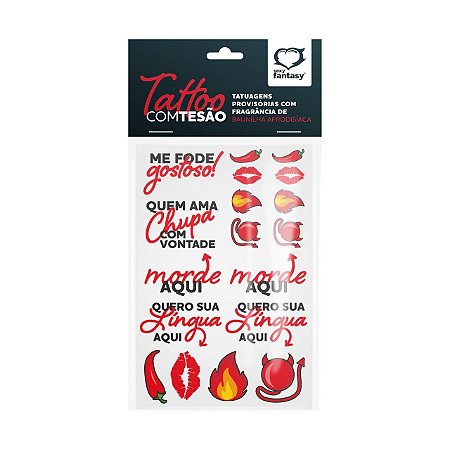 TATOO COM TESÃO - TATUAGEM PROVISÓRIA