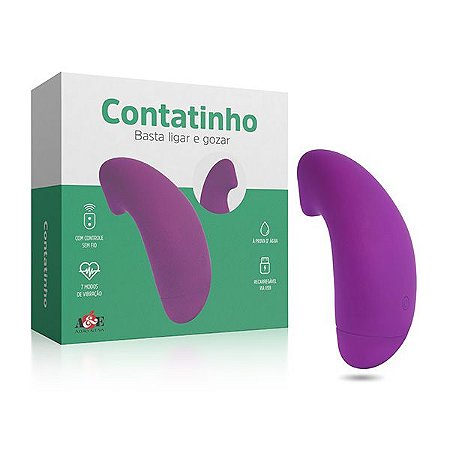 CONTATINHO - 7 MODOS DE VIBRAÇÃO C/ CONTROLE E RECARREGÁVEL