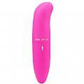 VIBRADOR PONTO G AVELUDADO COR PINK