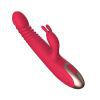 VIBRADOR SOBE E DESCE COM ESTIMULADOR CLITORIANO