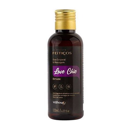 ÓLEO MASSAGEM LOVE CHIC - ÊXTASE - 120 ML