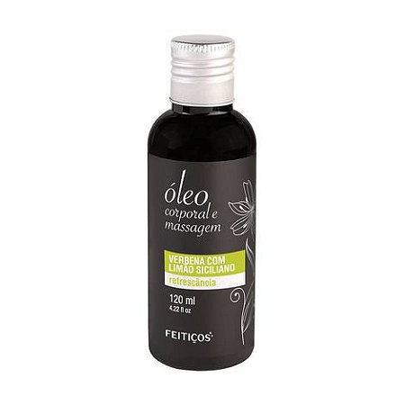 ÓLEO MASSAGEM VERBENA E LIMÃO SICILIANO 120 ML