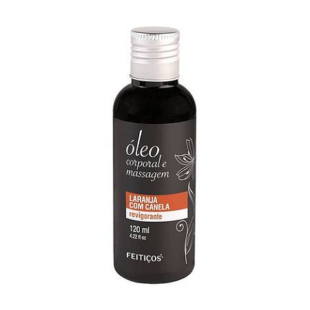 ÓLEO MASSAGEM LARANJA COM CANELA 120 ML