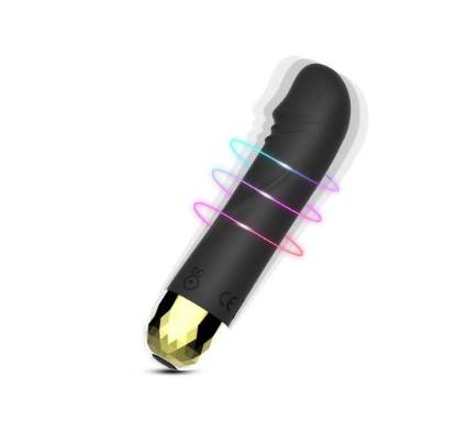 VIBRADOR RECARREGÁVEL COM 12 MODOS DE VIBRAÇÃO - 13CM