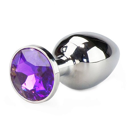 PLUG ANAL TAMANHO P - PEDRA ROXA