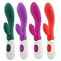 VIBRADOR PONTO G E CLITÓRIS - COR PINK - RECARREGÁVEL - 10 MODOS