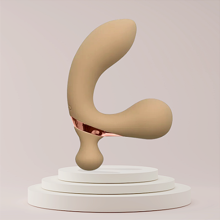 MASSAGEADOR DE PRÓSTATA 10 MODOS VIBRAÇÃO EM SILICONE LIQUIDO