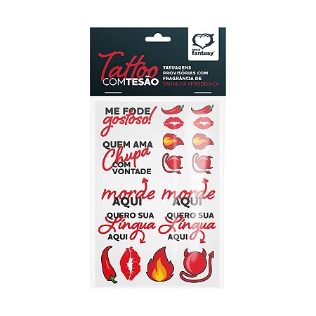 TATOO COM PRAZER - TATUAGEM PROVISÓRIA
