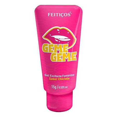 GEME GEME - GEL EXCITANTE FEMININO - SABOR CHICLETE - 15G