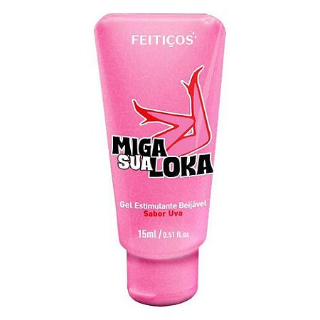MIGA SUA LOKA - GEL ESTIMULANTE FEMININO - SABOR UVA - 15G