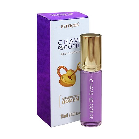 PERFUME AFRODISÍACO CHAVE DO COFRE