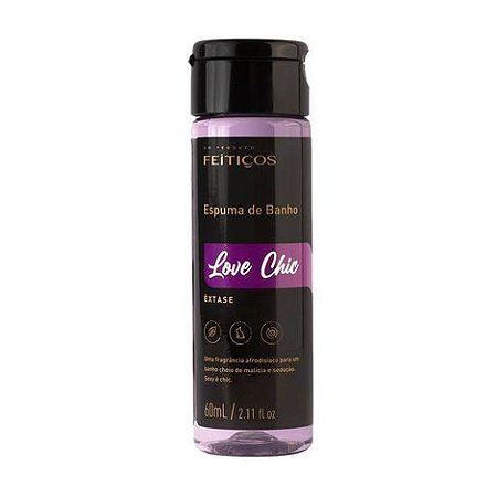 ESPUMA DE BANHO - LOVE CHIC - ÊXTASE - 60ML