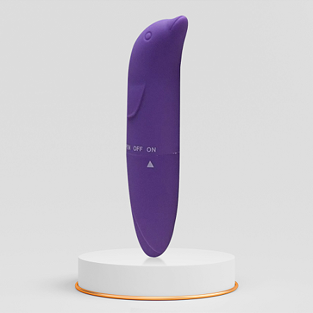 VIBRADOR GOLFINHO PONT G - COR ROXA