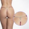 CALCINHA COM DETALHES EM STRASS ZIPPER - SENSUALE