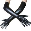 LUVA DE LYCRA METALIZADA - COR PRETA