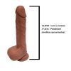 PRÓTESE VAI E VEM EM CYBERSKIN COM VENTOSA E CONTROLE 17,5CM