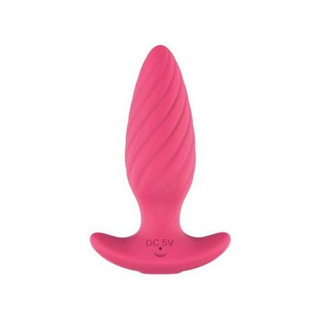 PLUG EM SILICONE COM 10 MODOS DE VIBRAÇÃO