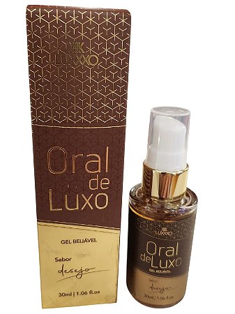 ORAL DE LUXO - GEL BEIJÁVEL - SABOR DESEJO (AMARULA)