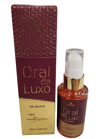 ORAL DE LUXO - GEL BEIJÁVEL - SABOR EXCITAÇÃO (MAÇA DO AMOR)
