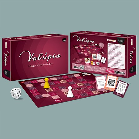 JOGO ERÓTICO DE TABULEIRO E CARTAS - VOLÚPIA