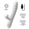 VIBRADOR COM ESFERAS GIRATÓRIAS - SOBE E DESCE - C/ ESTIMULADOR DE CLITÓRIS