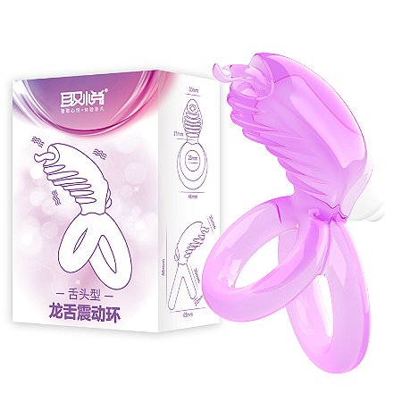 ANEL PENIANO COM LINGUINHA E VIBRO