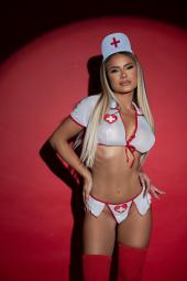 FANTASIA ENFERMEIRA FATAL - TAMANHO P