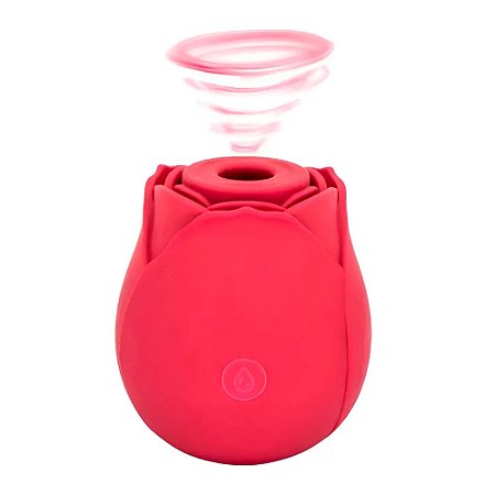 ESTIMULADOR POR SUCÇÃO - FORMATO ROSA - ONDAS DE PRESSÃO