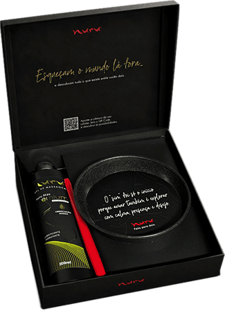 KIT NURU PARA MASSAGEM ENTRE NÓS