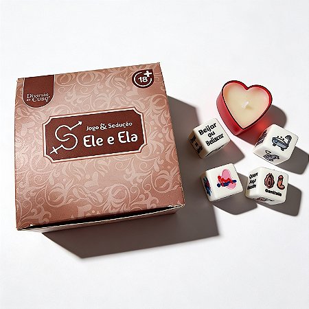 KIT JOGO E SEDUÇÃO - ELE E ELA