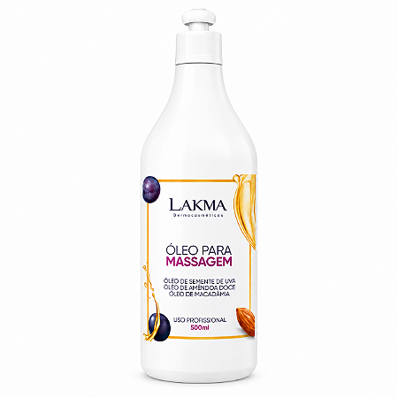Óleo Vegetal Massagem Lakma 500ml