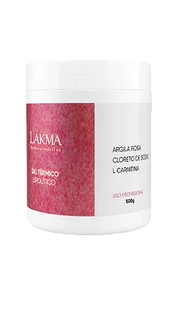 Sal Térmico Redutor Lipolítico Lakma 500g