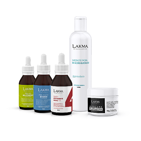 Kit Peeling Ácidos Sem Mistérios Clareador Lakma